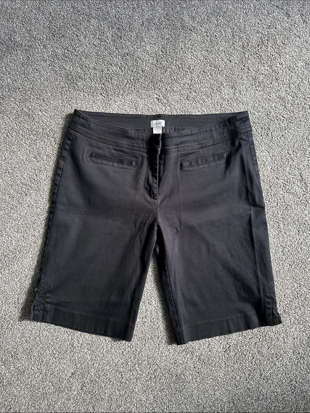 Cache Black Tailored Bermuda Shorts